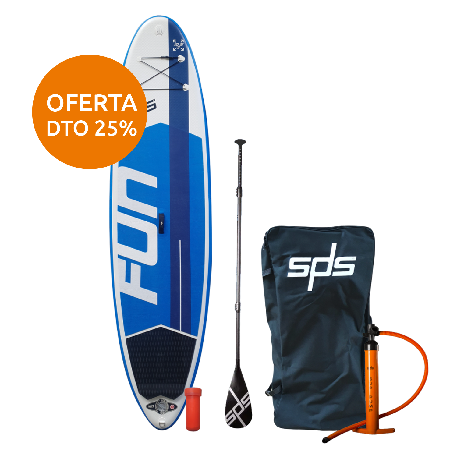Inflatable Paddle Board SPS FUN 10'5